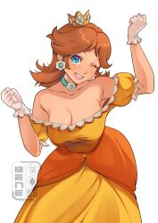 princess daisy from mario (series) by beneceadraws