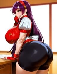 athena asamiya from king of fighters by lucyla