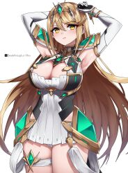 mythra from xenoblade (series) by breakthrough rr