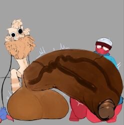 1:1 1boy 1boy1girl 1girls balls beige_fur beige_skin belly_button black_cock blue_body blue_topwear blush brown_penis dandy's_world dandys_world dark_penis dubious_consent eyelashes female foreskin frown frowning gigi_(dandy's_world) goob_(dandy's_world) hi_res huge_cock hyper hyper_balls hyper_foreskin hyper_genitalia hyper_penis hyper_testicles imminent_rape imminent_sex male movement_lines multicolored_body multicolored_fur multicolored_hair naked_male neck_fur neck_tuft not_ai_generated pattern_clothing penis probably_stinks red_body red_fur roblox roblox_game scared tan_body tan_fur terrified_expression testicles thick_thighs topless_male topwear_only u_nkno3ngrounds uncircumcised unrealistic_proportions useless_clothing
