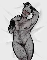 completely_nude completely_nude_male deimos deimos_(madness_combat) madness_combat male male_naked male_nude male_only naked nude seductive seductive_look seductive_pose seductive_smile