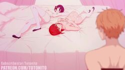 animated chainsaw_man denji_(chainsaw_man) makima_(chainsaw_man) patreon_reward reze_(chainsaw_man) sound subscribestar tagme totonito video yuri