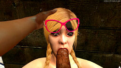 1boy 1girls 3d big_penis blonde_hair dark-skinned_male dark_skin dotasluts fellatio female grand_theft_auto grand_theft_auto_v interracial male male_pov nudity oral penis pool sex source_filmmaker straight sunglasses tracey_de_santa veiny_penis