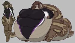 amelia_(mexifurfoof) bbw big_breasts breasts cleavage female furry huge_breasts mexifurfoof one-piece_swimsuit overweight ssbbw tagme thick_thighs weight_gain wide_hips