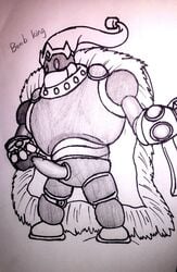 bomb_king_(paladins) male_only paladins tagme traditional_media_(artwork)