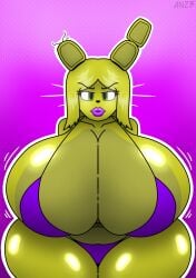 1girls belyasnikov big_breasts bikini bikini_bottom bikini_top bimbo_lips breasts enormous_breasts female female_only five_nights_at_freddy's five_nights_at_freddy's_3 giant_breasts gigantic_breasts huge_breasts huge_thighs hyper_breasts large_breasts massive_breasts plump_thighs rule_63 spring_bonnie_(fnaf) springtrap springtrap_(fnaf) springtrap_(fnia) thick_thighs thighs thunder_thighs wiggle_lines