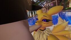 blowjob digimon furry queenstarvr renamon vrchat
