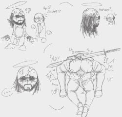 ass chubby chubby_male dr_hofnarr gay gay_sex isaiahggz jebediah_christoff jebus madness:_project_nexus madness_combat tricky_the_clown