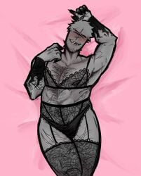 deimos deimos_(madness_combat) madness_combat male male_only seductive seductive_look seductive_pose seductive_smile