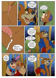 anthro ass comic cum_in_ass cum_inside disney don_karnage furry gay kit_cloudkicker male rape tagme talespin yaoi