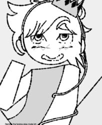 blush blushing crown enjoying femboy hair headphones masturbating masturbation roblox