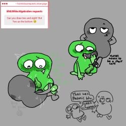 after_anal after_ejaculation after_orgasm after_sex anal anal_insertion anal_juice anal_penetration anal_sex battle_for_dream_island bfdi blowjob blush blush_lines blushed_face blushing blushing_profusely close_to_bursting close_to_orgasm dialogue digital_art digital_drawing digital_drawing_(artwork) digital_media digital_media_(artwork) digital_painting_(artwork) drooling eight_(bfb) enjoying_sex erection extreme_pleasure hands_behind_head legs_apart legs_held_open legs_open legs_spread legs_up licking_dick licking_penis looking_at_another looking_at_partner looking_at_penis looking_down looking_pleasured loving_it moaning moaning_from_pleasure moaning_in_pleasure moaning_loud no_gender nonbinary nonbinary_penetrated object_show object_shows osc pawpads paws pleasure_face pleasured pleasured_face precum precum_bubble precum_drip precum_on_penis precum_on_tongue precum_squirt precum_string precum_trail raised_leg sensitive_erection slamming slamming_ass smirking smirking_face sucking sucking_dick sucking_off sucking_penis sweat sweatdrop sweating sweaty_body text touching_penis tremble_lines tremble_spikes trembling trembling_legs trembling_lines trembling_pleasure trembling_spikes two_(bfb) two_(tpot) unusual_anatomy unusual_genitalia unusual_penis xfohv