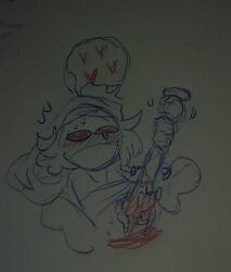 blood blood_on_pussy gore guro hank_j._wimbleton madness_combat rule_63 traditional_art traditional_media traditional_media_(artwork)