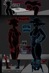 blue_eyes blue_pussy catfight chubby chubby_female comic cookie females madness:_project_nexus madness_combat micholanesa pink_eyes pink_hair red_eyes red_pussy rule_63 stygian_(madness_combat) the_auditor the_conductor_(madness_combat) the_deliberator white_eyes