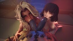 3d blowjob deadlock deadlock_(game) kitedout mina_(deadlock) mina_ha silver_(deadlock) victor_(deadlock)