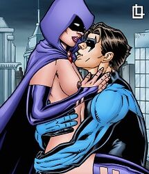 batman_(series) dc dc_comics dick_grayson female leandro_comics male nightwing rachel_roth raven_(dc) raven_(dc)_(classic) straight_hair teen_titans