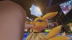 blowjob digimon furry queenstarvr renamon vrchat