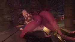 brashote bunny_girl demon_girl final_fantasy_xiv futa_on_female futanari missionary_position tagme video