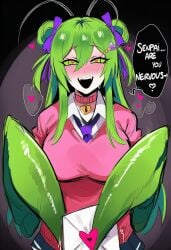 1girls ai_generated kortai mantis novelai original_character tagme yandere