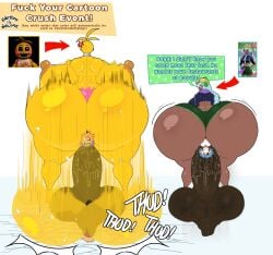 2026 2d 2girls 2girls4boys 4boys anal anal_insertion anal_penetration anal_sex angry aqua_hair big_ass big_breasts big_penis black_skin curvy_female curvy_figure dark_skin dark_skinned_female dark_skinned_male dolly_dimpley five_nights_at_freddy's hairy_balls huge_ass huge_balls naked_female nipples nude_female smiling_friends text toy_chica_(fnaf) varix yellow_hair yellow_skin