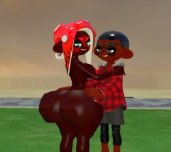big_ass big_ass_(female) big_ass_cheeks big_booty big_booty_(female) big_booty_cheeks big_butt big_butt_(female) big_butt_cheeks blushing bubble_ass bubble_ass_(female) bubble_booty bubble_booty_(female) bubble_butt bubble_butt_(female) clothed clothed_male ebony ebony_couple fully_clothed fully_clothed_male fully_naked fully_naked_female fully_nude fully_nude_female kaibernation kenneth_blake moxanne_ramona naked naked_female nude nude_female oc octoling_boy octoling_girl original_characters shiny_ass shiny_butt splatoon splatoon_oc