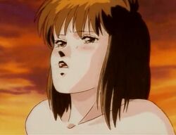 1990s_(style) 1993 1girls animated animated_gif brown_eyes brown_hair female implied_sex lowres midori_(youjuu_sensen_adventure_kid) retro_artstyle short_hair sunset tagme youjuu_sensen_adventure_kid
