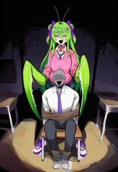 1girls ai_generated kortai mantis novelai original_character tagme yandere