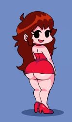 1female 1females 1girl 1girls 1woman 1women 2d 2d_(artwork) 2d_artwork ass ass_crack ass_hanging_out ass_hanging_out_of_skirt auburn_hair back back_view big_ass big_ass_(female) big_butt big_butt_(female) big_butt_cheeks butt butt_crack choker dress_lift dress_up fnf friday_night_funkin girlfriend girlfriend_(fnf) girlfriend_(friday_night_funkin) heels hexanne looking_at_viewer looking_back mouth mouth_open smooth smooth_skin solo solo_female solo_focus starveil_(artist) tight tight_clothes tight_clothing tight_dress tight_fit