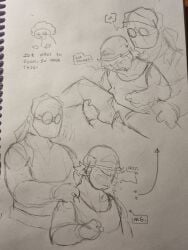 hank_j._wimbleton madness_combat male oc traditional_art traditional_media traditional_media_(artwork) vaginal_sex