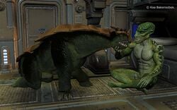 saurian from zoo saurians by kaa (artist)