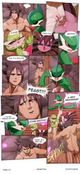 ... 2boys 2girls anus areola ass back being_watched big_penis black_skin breasts brown_eyes brown_hair comic dialogue drooling ejaculation english_text erection female gallade gardevoir gothitelle green_hair half-closed_eyes human humanoid_penis imminent_sex interspecies kneeling long_penis masterploxy nintendo nipples nude on_back open_mouth original_character page_173 penis pokémon_(species) pokemon pokemon_(species) pokemon_bw pokemon_dppt pokemon_rse pokephilia purple_skin pussy pussy_juice red_eyes running saliva smile spread_legs spreading squirting sweat testicles text tongue tribadism veins veiny_penis video_games wet white_border white_skin yuri