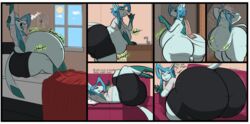 1boy anthro ass back bed belly bent_over big_ass big_belly big_ears bike_shorts blue_fur blue_hair breasts chubby clothed clothing clouds day death dialogue digestion digital_media_(artwork) dongwongtang eeveelution feet femboy flat_chest furry girly glaceon green_eyes hair half-closed_eyes huge_ass hyper hyper_ass large_ass legs_up looking_at_viewer looking_back male male_only navel nintendo no_nipples nude on_back on_bed onomatopoeia open_mouth overweight overweight_female penis pokémon_(species) pokemon pokemon_dppt punk_(dongwongtang) shirt shower sink sitting sky smile soap solo soul standing sun tail testicles text thick_thighs toothbrush towel tumblr video_games vore weight_gain wet white_border wide_hips window