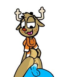 2018 animated anthro antlers ass balls blue_fur bottomless breasts cartoon_network cervine clothed clothing cum duo erection eyebrows eyelashes feline female female_penetrated fur furry gumball_watterson hair hoodie horn looking_back loop male male/female male_penetrating male_penetrating_female mammal open_mouth partially_clothed penetration penis penny_fitzgerald penny_fitzgerald_(before_canon_real_form) pussy rear_view red_nose sex simple_background sleeves smile somemf straight tail the_amazing_world_of_gumball tongue topwear vaginal_penetration wrench_dressing young