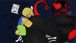 1boy 1girls ass big_ass big_breasts blocky_body blush breasts cum cum_inside cum_splatter domlol english_text forsaken_(roblox) from_behind guest_(roblox) guest_666 guest_666_(forsaken) motion_lines nipples noob noob_(forsaken) noob_(roblox) nude onomatopoeia plap roblox roblox_game robloxian size_difference text thick_thighs thighs