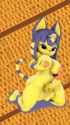 ankha from animal crossing by senna source