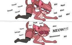 1boy1girl age_difference anthro anthro_on_anthro anthro_penetrating anthro_penetrating_anthro aqua_eyes arms_around_partner arms_around_waist bite biting biting_neck biting_partner blue_eyes cat_ears cat_girl cat_humanoid cat_tail catboy colored_fur cum_in_pussy cum_inside cumming cumming_while_penetrating delia_(ajmarekart) doggy_style ear_piercing exposed_breasts eyes_closed feline feline_humanoid fucked_from_behind fur holding_partner incest legwear male/female mating mature_female medium_breasts milf mother_and_child mother_and_son murphy_(ajmarekart) murphy_and_mitzi naked_anthro nipples oerba_yun_fang older_female_and_younger_male on_all_fours penis_in_pussy pet_collar size_difference sketchintheshade son_penetrating_mother stockings tail taken_from_behind thighhighs vaginal_insertion vaginal_penetration vaginal_sex whiskers
