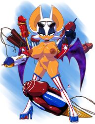 1girls 4th_of_july american_flag american_flag_armwear american_flag_legwear anthro bat breasts elbow_gloves female furry gloves high_heels himawari huge_breasts mammal nipples platform_heels pussy rouge_the_bat solo sonic_(series) thighhighs vagina