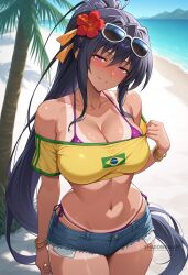 himejima akeno from high school dxd by shadowrealmarts