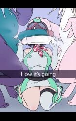 1girls 2boys 2boys1girl about_to_have_sex asking_for_it black_hair cherubimon cherubimon_(vice) cherubimon_(virtue) commission digimon digimon_(species) digimon_frontier digimon_story digimon_story:_time_stranger digimon_tamers digiphilia double_handjob faceless_male female female_focus heavy_breathing heels high_heels holding holding_penis huge_cock huge_penis kanan_yuki kneeling penis penis_against_face penis_awe penis_out saliva saliva_drip saliva_on_penis saliva_string saliva_trail scuttlefish short_hair sitting sunglasses sunglasses_on_head text text_box text_bubble thick thick_thighs thighhighs thighs tongue tongue_around_penis tongue_out uncensored unseen_male_face wants_to_be_fucked