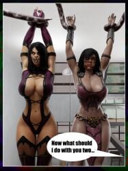 mileena from midway by faptheworl3d