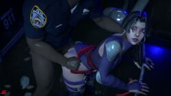 3d animated black_hair black_male blender cop cop_car dark-skinned_male doggy_style fast_thrusts fucked_from_behind jug3d marvel marvel_rivals naked ninja police police_uniform psylocke psylocke_(sai)_(vengeance) purple_outfit sex sex_from_behind short_video shorter_than_30_seconds standing_doggy_style standing_sex sword tagme video wet_skin