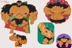 muscle cookie from cookie run by smutty018
