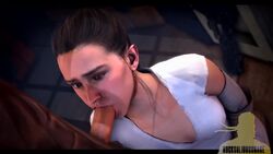 3d animated blowjob cum cum_on_face cumshot erection facial fellatio female handjob male open_mouth oral penis rey rocksolidsnake sound source_filmmaker star_wars the_last_jedi tongue tongue_out video