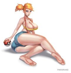 1girls human human_only kasumi_(pokemon) pinkdrawz pokemon pokemon_rgby tagme