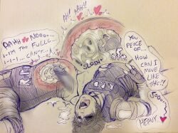2boys 2d 2d_(artwork) 2d_artwork 2man 2men begging belly_bulge black_fingerless_gloves blonde_hair clothed color colored cop_uniform cum cum_in_ass cum_inside cumming cumming_from_anal_sex cumming_in_ass cumming_inside drool drool_on_face drool_string drooling drooling_tongue elbow_pads english english_commentary english_dialogue english_language english_text fingerless_gloves gay gay_anal gay_male gay_sex heart heart_symbol hearts homosexual homosexual_male homosexual_sex implied_penetration implied_rape laying_down laying_on_back laying_on_floor laying_on_ground leon_scott_kennedy lying lying_down lying_on_back lying_on_floor lying_on_ground male male/male male_only monster motion_lines mr_x onomatopoeia police police_uniform resident_evil resident_evil_2 resident_evil_2_remake sabbasarts saliva saliva_drip saliva_string saliva_trail shaking shaking_lines solo solo_focus solo_male tongue tongue_out x-ray x-ray_view x-ray_vision x_ray x_ray_view yaoi