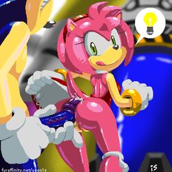 2011 amy_rose anthro ass buttjob clothing detailed_background female hedgehog hotred is_(artist) light_bulb male mammal outercourse panties panties_around_one_leg penis pussy sega servedasis sex sonic_(series) sonic_the_hedgehog straight tongue tongue_out underwear underwear_around_one_leg video_games