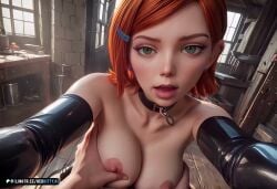 3d ai_generated animated ben_10 blowjob breast_grab fucking ginger ginger_hair gwen_tennyson latex patreon redkitty sex sexy tagme video