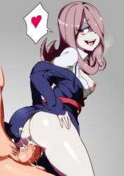 1boy1girl 1girls ahe_gao ass breasts breasts_out cum cum_in_pussy cum_inside female filipino filipino_female little_witch_academia male penis pink_hair sex studio_trigger sucy_manbavaran tagme uncensored vaginal_penetration