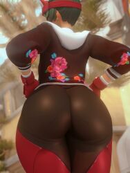 1girls 3d 3d_animation animated ass ass_focus athleisure_kiriko back back_view big_ass big_thighs bottom_heavy bouncing_ass bubble_butt clothed clothed_female clothing curvaceous curvy curvy_female curvy_figure dance dancing fat_ass fat_thighs female female_only fully_clothed gluteal_fold green_hair hair_ornament hands_on_hips hips_wider_than_shoulders hourglass_figure huge_ass huge_thighs jiggle jiggling_ass kiriko_(overwatch) large_ass large_thighs leggings massive_ass massive_thighs no_sound nurico overwatch overwatch_2 pear_shaped pear_shaped_female plump plump_ass plump_thighs ponytail round_ass shiny_clothes skin_tight slim_waist solo solo_female spandex spandex_pants swaying swaying_hips thick_ass thick_thighs thighs thunder_thighs tight_ass tight_clothing tight_leggings tight_pants video voluptuous voluptuous_female wide_hips wobble wobbling_ass yoga_pants