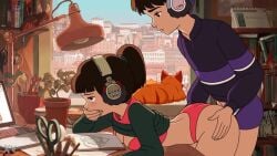1boy 1boy1girl 1girls 2d 3rd_party_edit ambiguous_penetration animated animated ass ass ass_focus ass_grab ass_jiggle ass_up backshots bent_over big_ass big_breasts big_breasts big_butt blush blushing_female booty bouncing_ass bra breasts breasts brown_hair bubble_ass bubble_butt butt_focus butt_grab butt_jiggle cleavage couple covering_mouth cute dark_hair desk doggy_style doggy_style edit embarrassed female female_focus fucked_from_behind half_naked hand_covering_mouth hand_on_ass hand_on_butt hand_over_mouth hand_over_own_mouth headphones light-skinned_female light-skinned_male light_skin lo-fi lofi_girl loop looping_animation music panties panties_aside partially_clothed partially_nude partially_nude_female petite pink_panties romantic romantic_ambiance self_edit sex sex_from_behind shorter_than_30_seconds small_waist sound sound_edit sound_effects straight straight_sex sweater sweater_lift synthwave_boy tagme teen teen_boy teen_girl teenage_boy teenage_couple teenage_girl teenager teenager_on_teenager thicc thick thick_ass thick_butt thick_thighs thighs third-party_edit trying_to_be_quiet video wholesome young young_female young_male